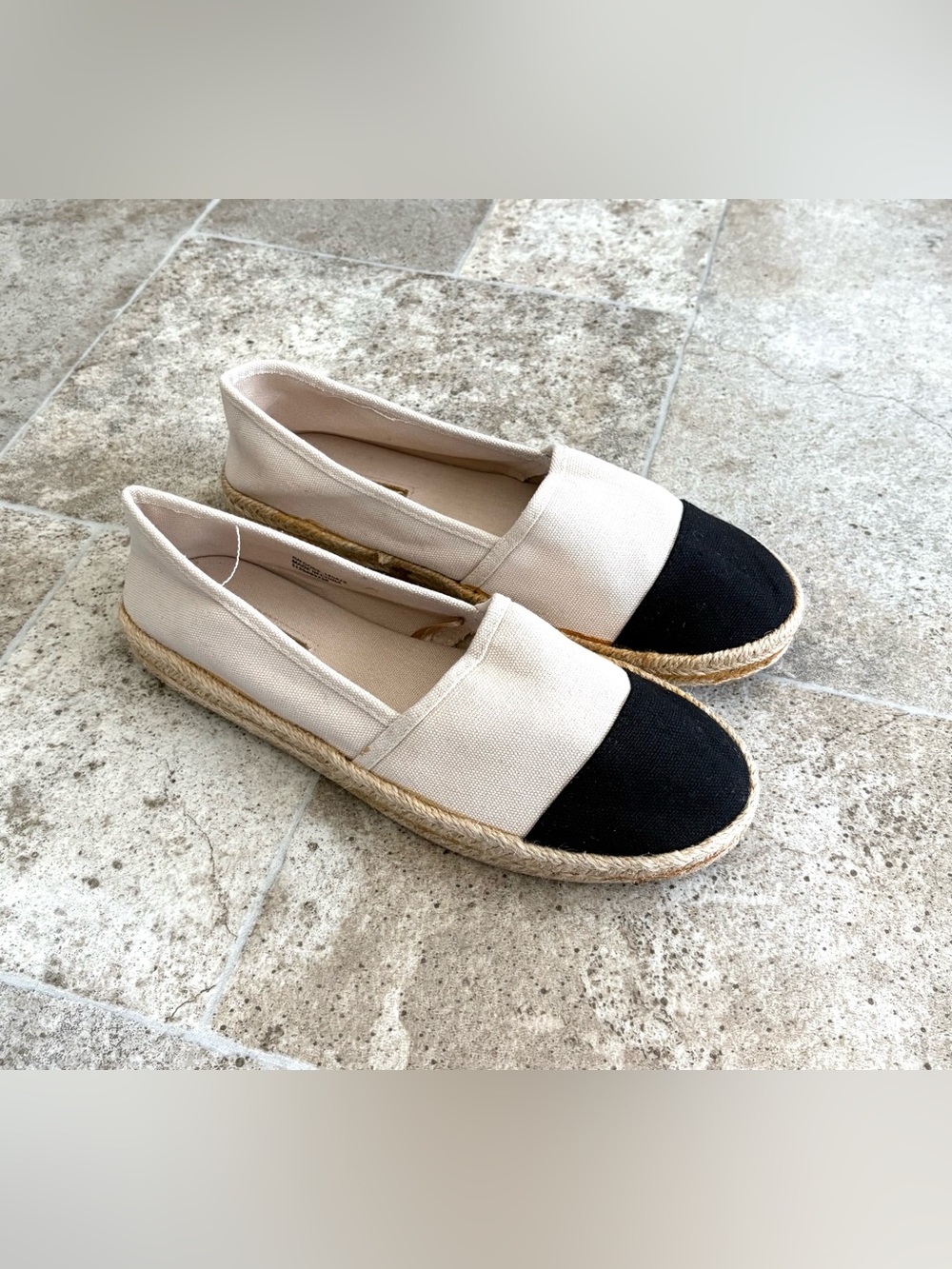 Primark brand new with tag. Bi-color canvas Espadrille slip-on.
